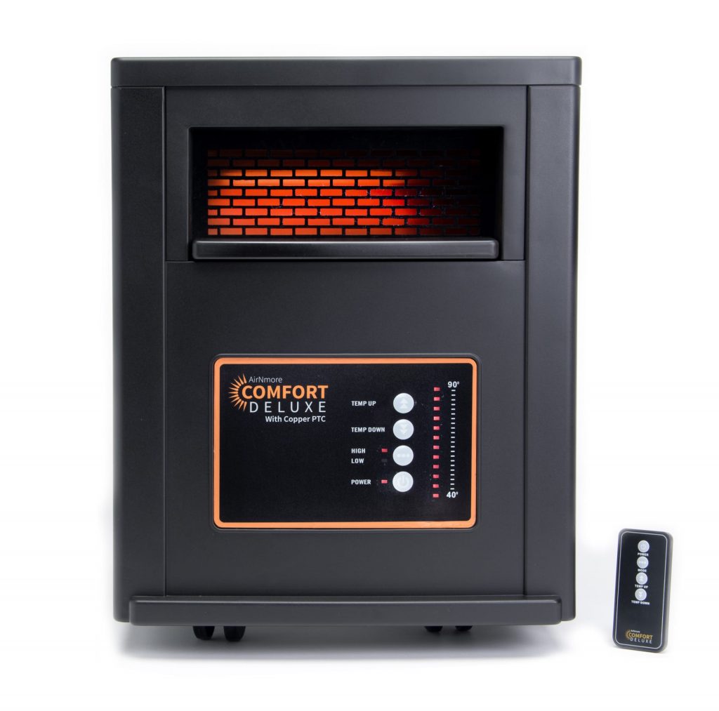 Comfort Deluxe® with Copper PTC Infrared Space Heater - AirNmore