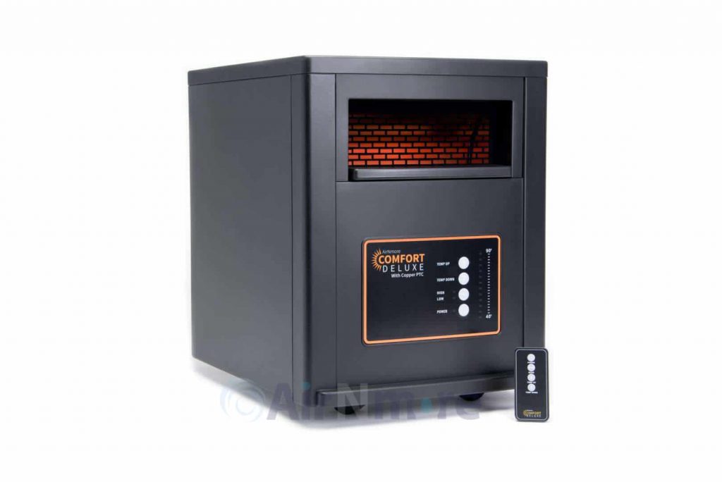 Comfort Deluxe® with Copper PTC Infrared Space Heater - AirNmore